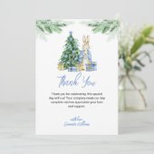 ペーターラビットクリスマスベビーシャワー サンキューカード (スタンド正面)