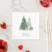 ペーターラビットクリスマスベビーシャワー スタンダードカクテルナプキン (インサイチュ)