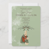 ペーターラビットクリスマスベビーシャワー 招待状 (正面)