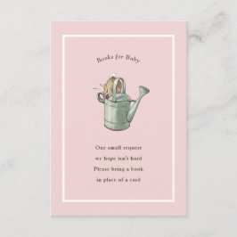 ペーターラビットピンクヴィンテージベビー本 エンクロージャーカード