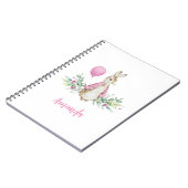 ペーターラビットピンク ノートブック (左側)