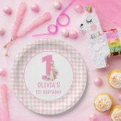 ペーターラビットファースト誕生日 ペーパープレート (パーティー)