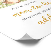 ペーターラビットベイビーシャワー封筒ステーション ポスター (角)