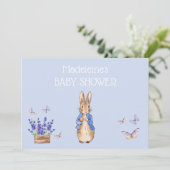 ペーターラビットベビーシャワーをパーソナライズ 案内状 (スタンド正面)