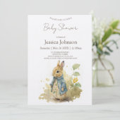 ペーターラビットベビーシャワー招待状 招待状 (スタンド正面)