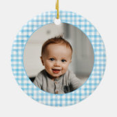 ペーターラビットベビーファースト誕生日 セラミックオーナメント (裏面)