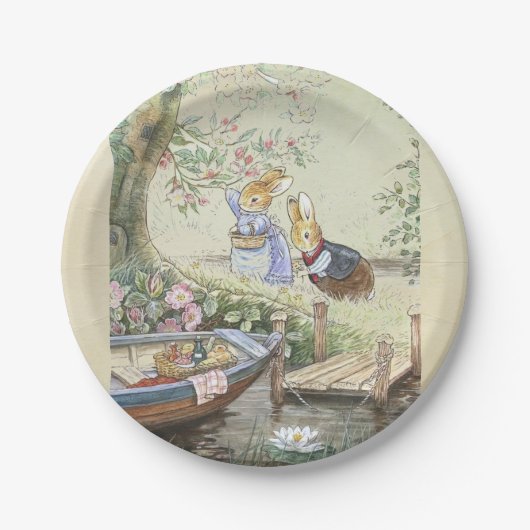 ペーターラビット11 ペーパープレート (正面)