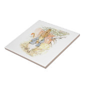ペーターラビットin the Garden (by Beatrix Potter) タイル (側面)