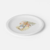 ペーターラビットin the Garden (by Beatrix Potter) ペーパープレート (アングル)