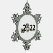 ペーター・クリスマス・オーナメント スノーフレークピューターオーナメント (左)