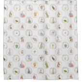 ペーター・ザ・ラビットストーリーブックアニマルズBeatrix BIG シャワーカーテン (正面)