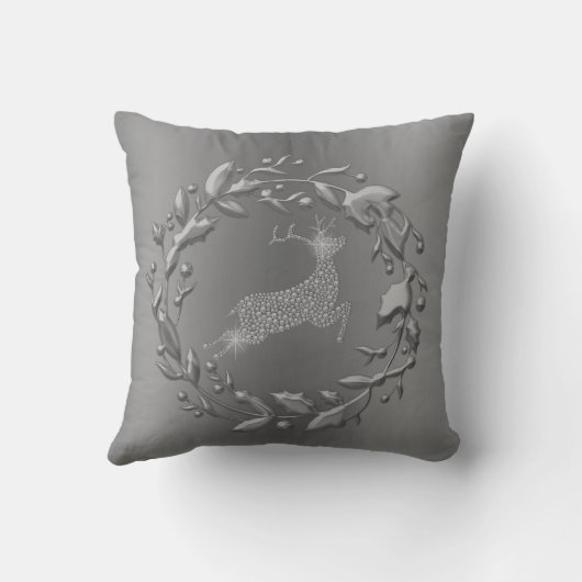 ペーター・トナカイとリース・クリスマス クッション (裏面)