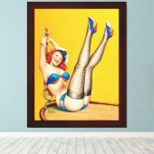 ペーター・ドリベンによるフリートパルプカバー キャンバスプリント (インサイチュ (ウッドフロア))