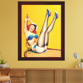 ペーター・ドリベンによるフリートパルプカバー キャンバスプリント (インサイチュ (リビング))