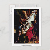 ペーター・ポール・ルーベンスによる十字架 ポストカード (正面/裏面)