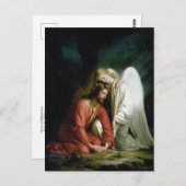 ペーター・ポール・ルーベンスのポストカードによるゲツセマネのキリスト ポストカード (正面/裏面)