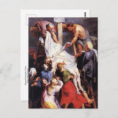 ペーター・ポール・ルーベンス・ポストカによる十字架からの降下 ポストカード (正面/裏面)