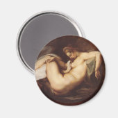 ペーター・ポール・ルーベンス – レダと白鳥 マグネット (正面/裏面)