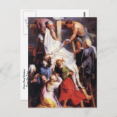 ペーター・ポール・ルーベンス – 十字架から ポストカード (正面/裏面)