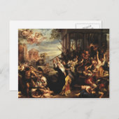 ペーター・ポール・ルーベンス – 無実の人々の虐殺 ポストカード (正面/裏面)