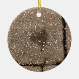 ペーバーのハート セラミックオーナメント