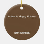 ペーバーのハート セラミックオーナメント (裏面)