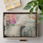 ペーパーぼろぼろの上品、フランスのな国、擦り切れたなヴィンテージルシュ 薄葉紙 (ギフト)