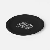 ペーパーカットハロウィン不気味ハロウィン ペーパープレート (アングル)