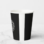 ペーパーカットハロウィン不気味ハロウィン 紙コップ (左)