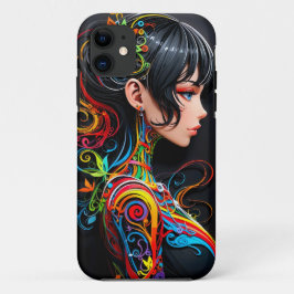 ペーパーカットポップ・アートのアート美しい（iPhone / iPadケース） iPhone 11 ケース