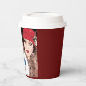 ペーパーカップ1 バーグ(Winter Red 2) RFPMDesigns  2024  紙コップ (左)