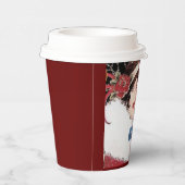 ペーパーカップ1 バーグ(Winter Red 2) RFPMDesigns  2024  紙コップ (右)