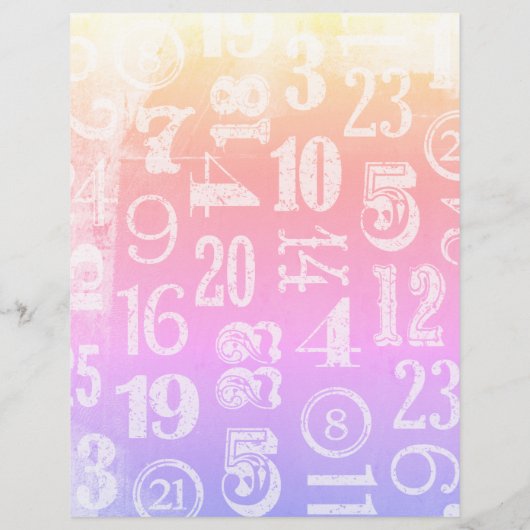 ペーパークラフトのための楽しくてキュートなエフェメラコレクション (裏面)