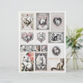 ペーパークラフト用エフエラのかわいいコレクション (スタンド正面)