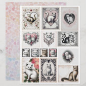 ペーパークラフト用エフエラのかわいいコレクション (正面/裏面)