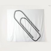 ペーパークリップのタペストリー タペストリー (正面(横))