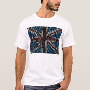 ペーパークリップの英国国旗 Tシャツ