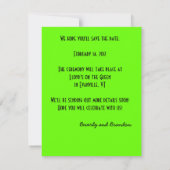 ペーパークリップは日付を救います セーブザデート (裏面)