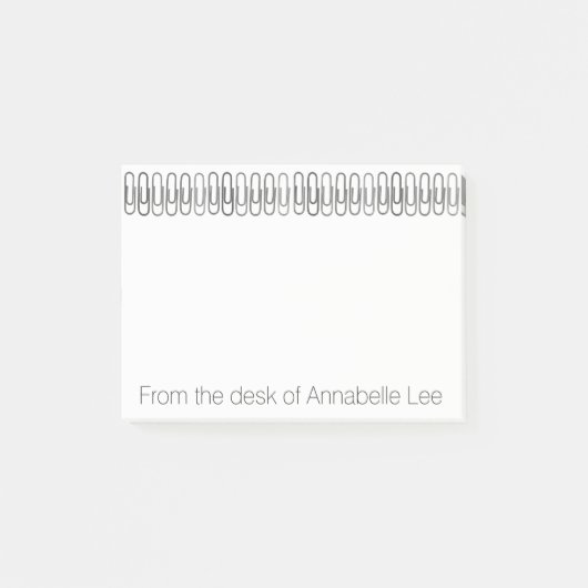 ペーパークリップ ポストイット (正面)