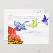 ペーパークレーン ポストカード (正面/裏面)