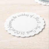 ペーパーコースター - ...の結婚をお祝いして (アングル)