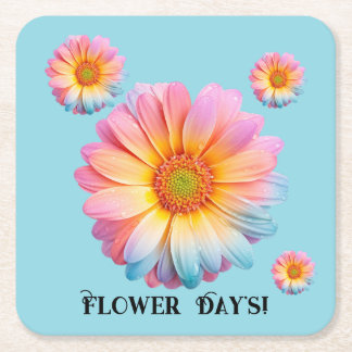 ペーパーコースター(フラワーデイズ) スクエアペーパーコースター