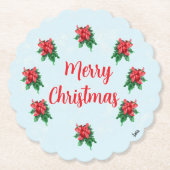 ペーパーコースター：メリークリスマス ペーパーコースター (正面)