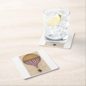 ペーパーコースター : ヴィンテージ フランス 気球 (インサイチュ)