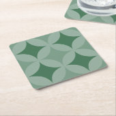 ペーパーコースター - 円とダイヤモンド (アングル)