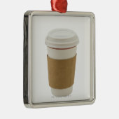 ペーパーコーヒーカップ メタルオーナメント (右)