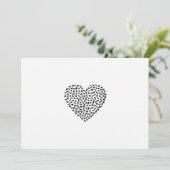 ペーパードイリーの招待状 • カラフルな折り紙カード 招待状 (スタンド正面)