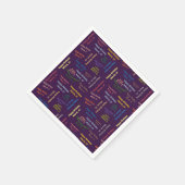 ペーパーナプキンの行進、１５の誕生日 スタンダードカクテルナプキン (角)