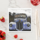 ペーパーナプキンヴィンテージトラック スタンダードランチョンナプキン (インサイチュ)