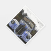 ペーパーナプキンヴィンテージトラック スタンダードランチョンナプキン (角)